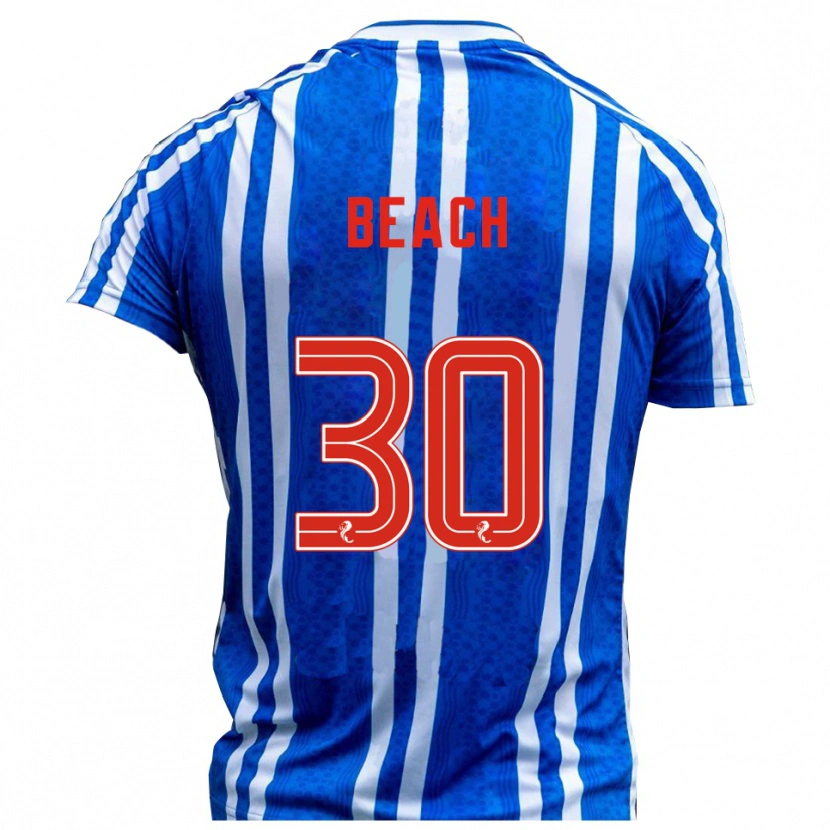 Danxen Dámské Eddie Beach #30 Modrá Bílá Domů Hráčské Dresy 2025/26 Dres