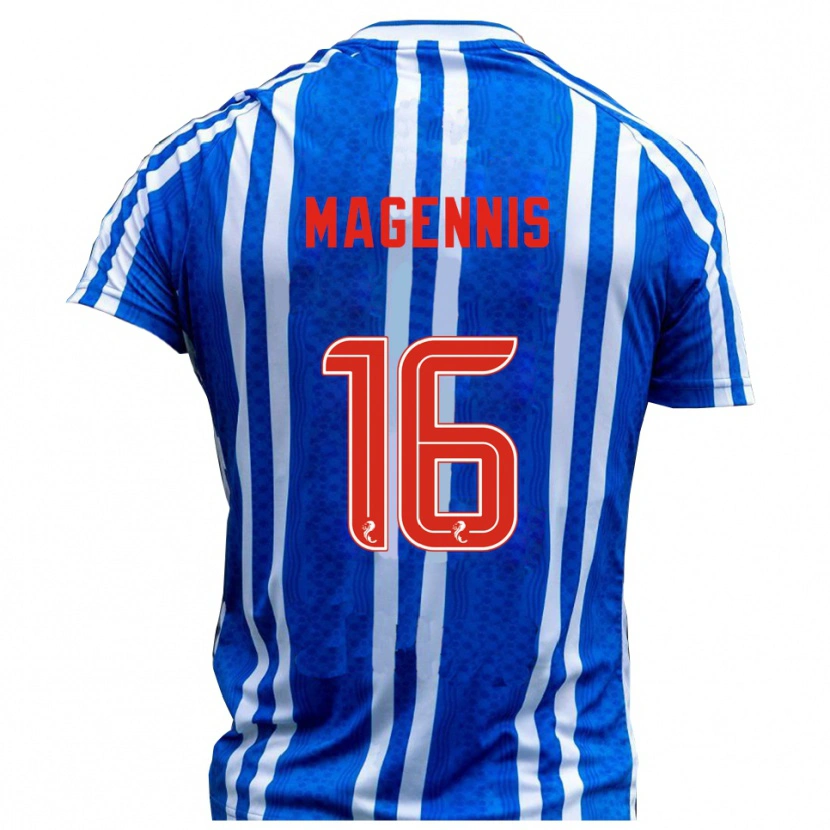Danxen Dámské Kyle Magennis #16 Modrá Bílá Domů Hráčské Dresy 2025/26 Dres