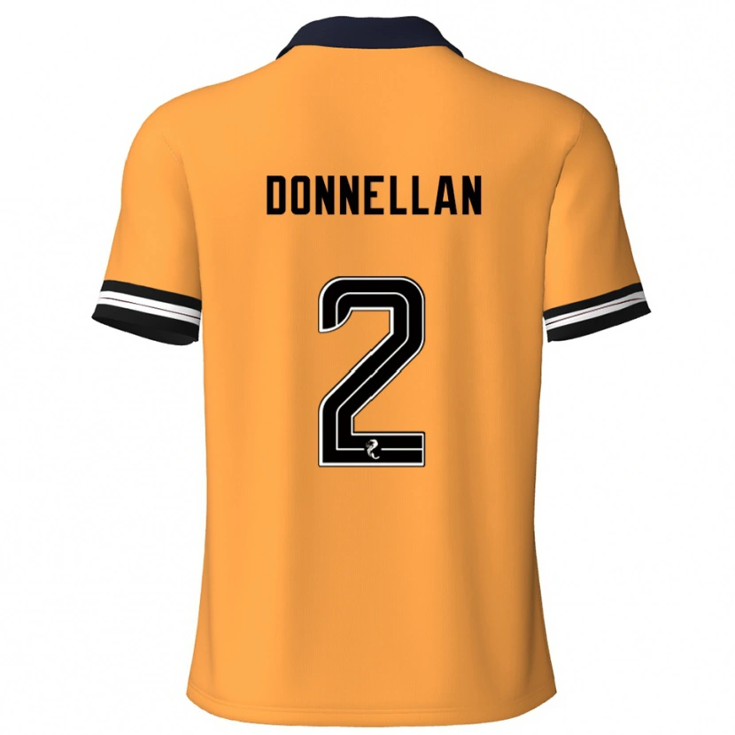 Danxen Dámské Shaun Donnellan #2 Žlutá Černá Domů Hráčské Dresy 2025/26 Dres