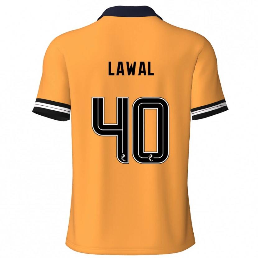 Danxen Dámské Samson Lawal #40 Žlutá Černá Domů Hráčské Dresy 2025/26 Dres