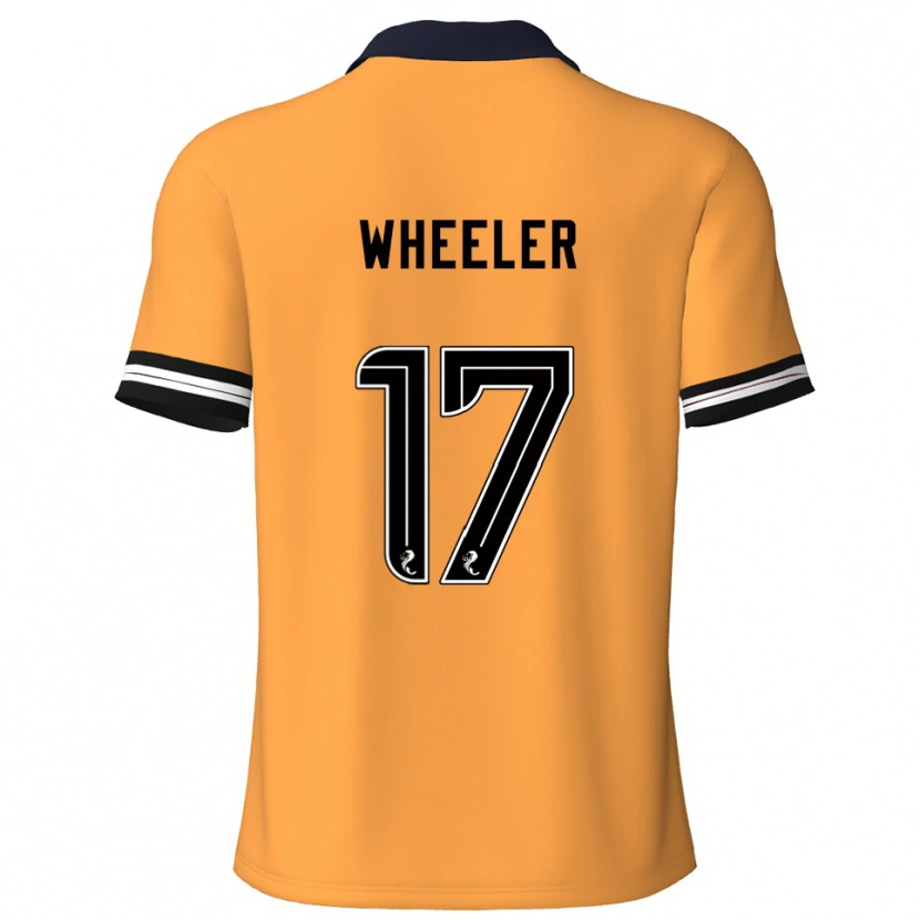 Danxen Dámské Jessica Wheeler #17 Žlutá Černá Domů Hráčské Dresy 2025/26 Dres