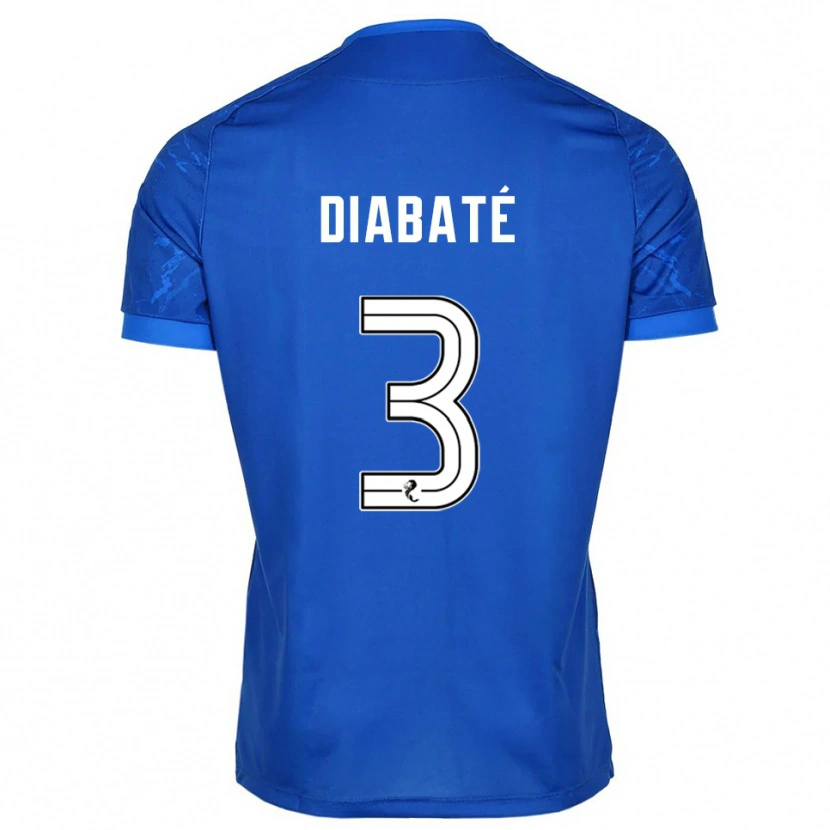 Danxen Dámské Cheick Diabaté #3 Modrá Bílá Domů Hráčské Dresy 2025/26 Dres