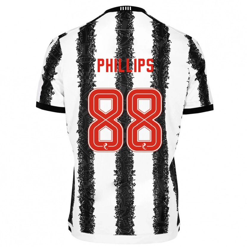 Danxen Dámské Killian Phillips #88 Bílá Černá Domů Hráčské Dresy 2025/26 Dres