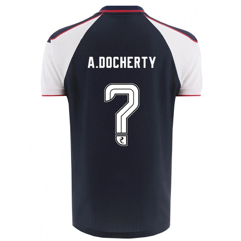 Danxen Dámské Aimie Docherty #0 Námořnická Bílá Domů Hráčské Dresy 2025/26 Dres