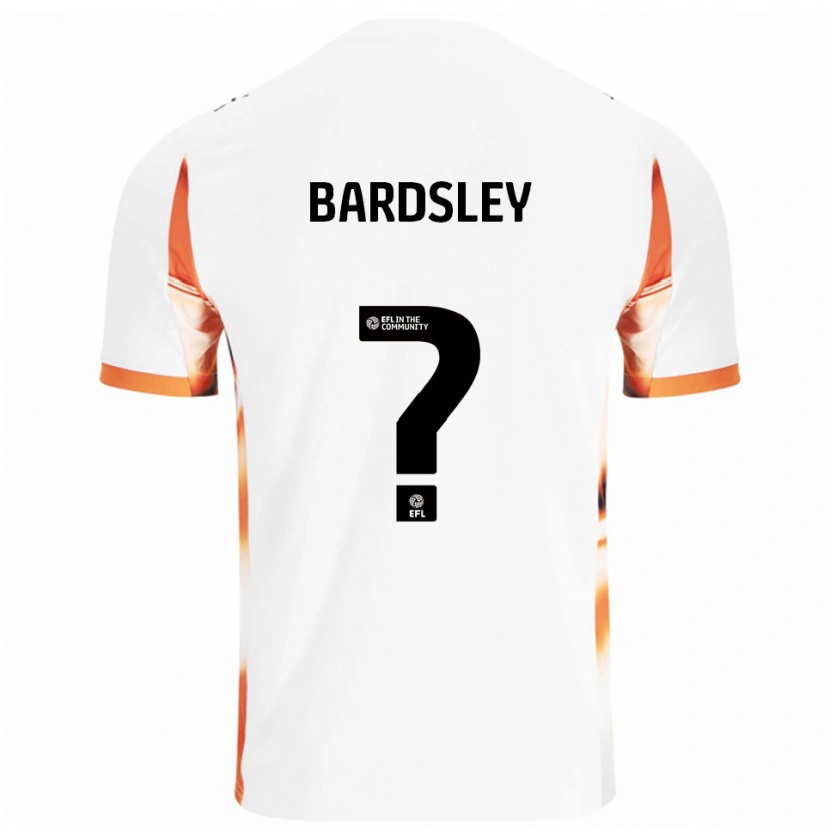 Danxen Dámské Harvey Bardsley #0 Bílá Oranžová Černá Daleko Hráčské Dresy 2025/26 Dres