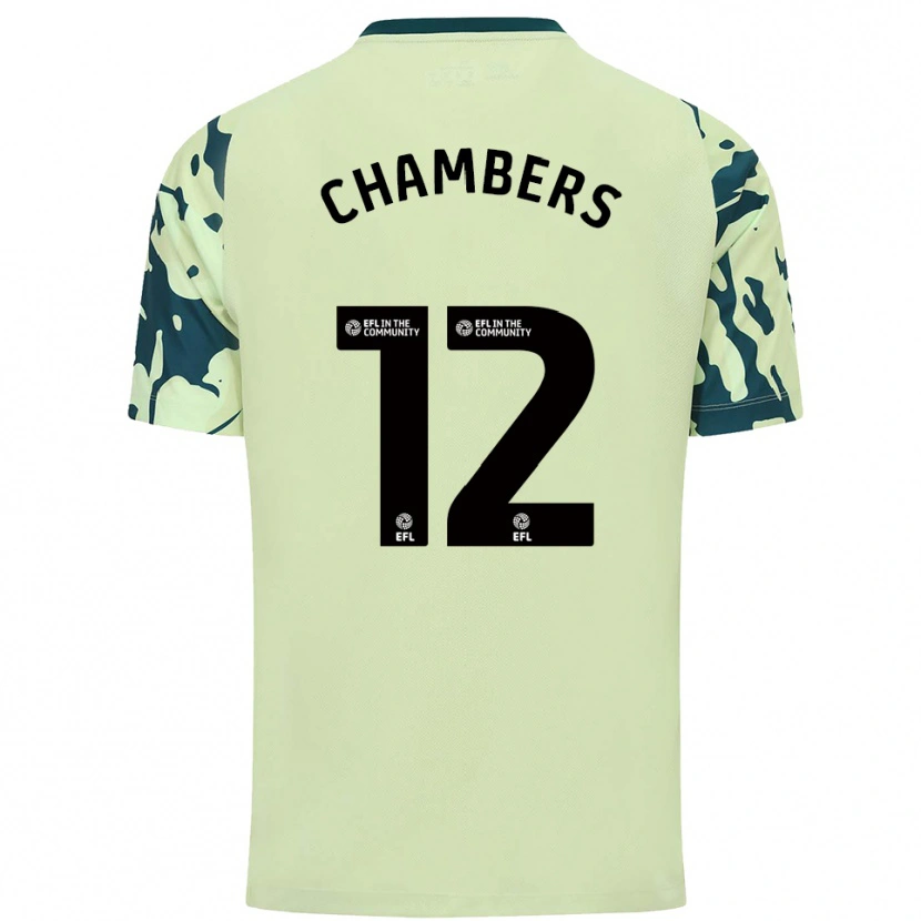 Danxen Dámské Calum Chambers #12 Tmavě Zelená Daleko Hráčské Dresy 2025/26 Dres