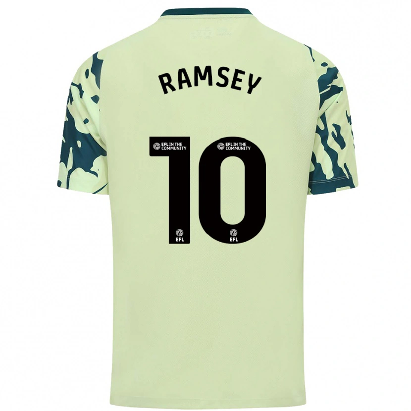 Danxen Dámské Aaron Ramsey #10 Tmavě Zelená Daleko Hráčské Dresy 2025/26 Dres