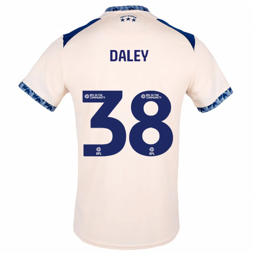 Danxen Dámské Luke Daley #38 Špinavě Bílá Námořnická Daleko Hráčské Dresy 2025/26 Dres