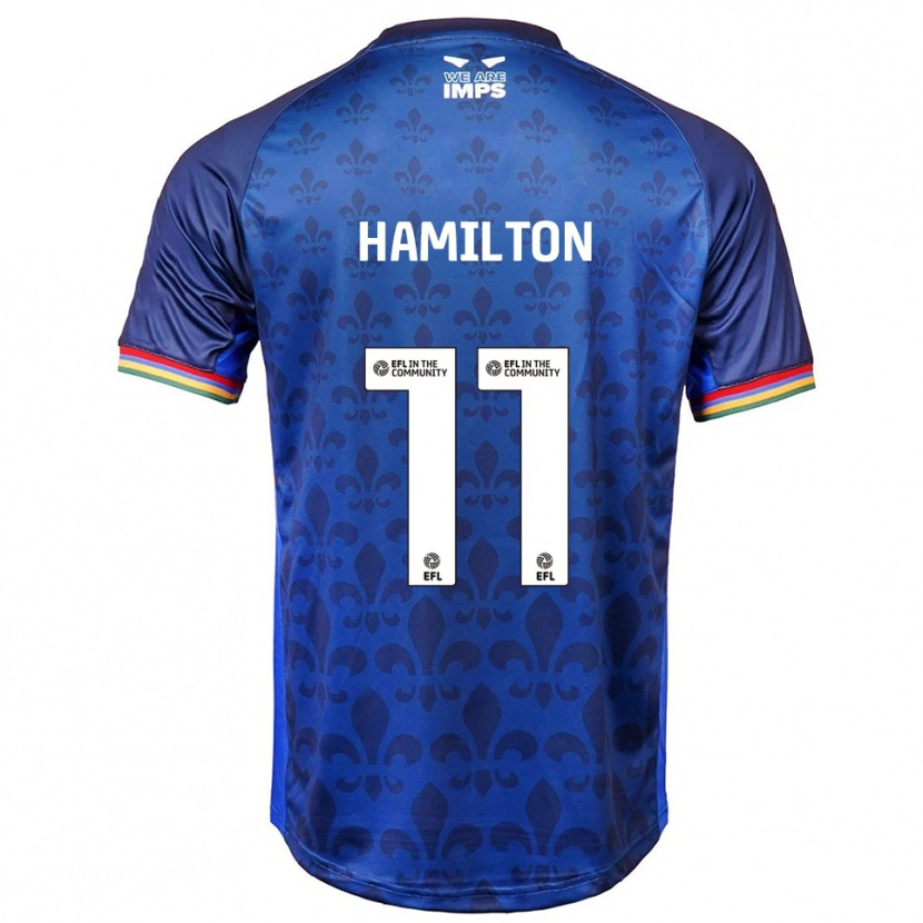 Danxen Dámské Ethan Hamilton #11 Modrá Námořnická Daleko Hráčské Dresy 2025/26 Dres