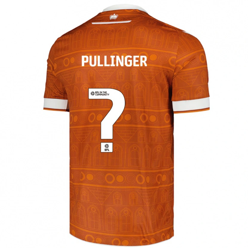 Danxen Dámské Matthew Pullinger #0 Oranžová Bílá Daleko Hráčské Dresy 2025/26 Dres
