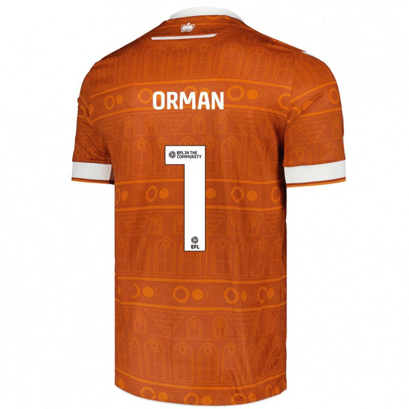 Danxen Dámské Emily Orman #1 Oranžová Bílá Daleko Hráčské Dresy 2025/26 Dres