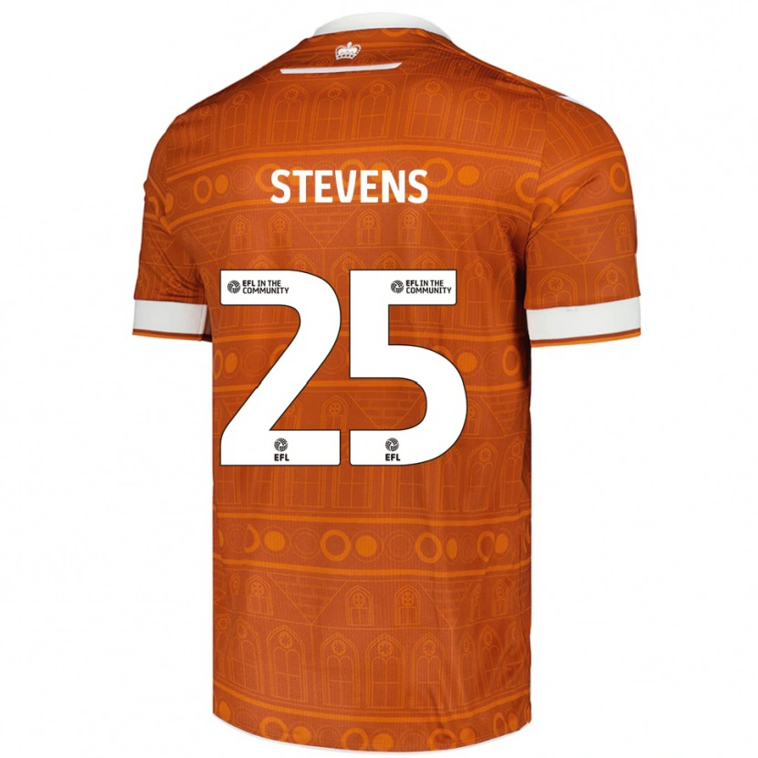 Danxen Dámské Jack Stevens #25 Oranžová Bílá Daleko Hráčské Dresy 2025/26 Dres