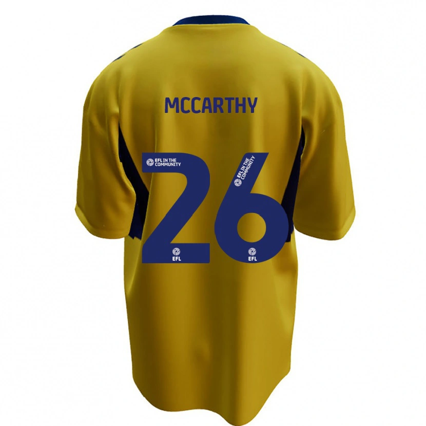 Danxen Dámské Jason Mccarthy #26 Žlutá Modrá Daleko Hráčské Dresy 2025/26 Dres