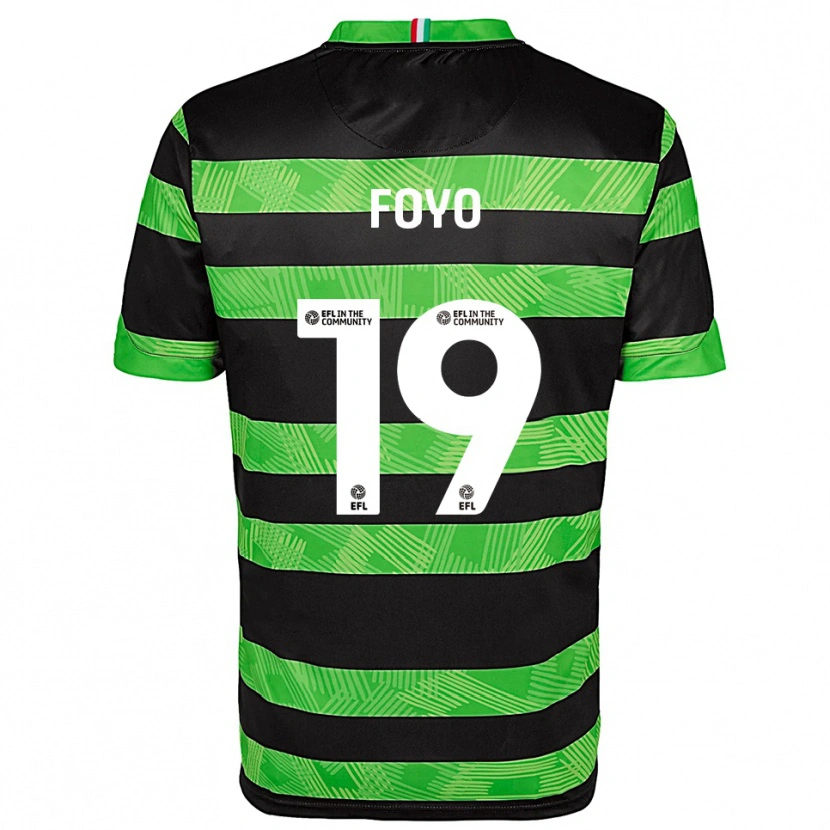 Danxen Dámské Osman Foyo #19 Černá Zelená Daleko Hráčské Dresy 2025/26 Dres