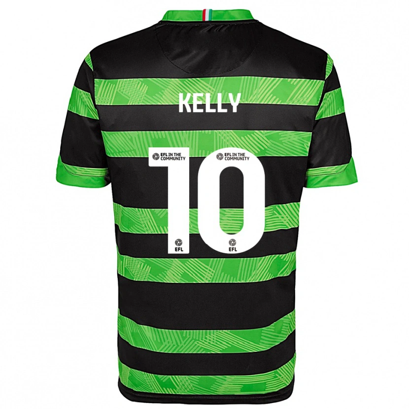 Danxen Dámské Josh Kelly #10 Černá Zelená Daleko Hráčské Dresy 2025/26 Dres