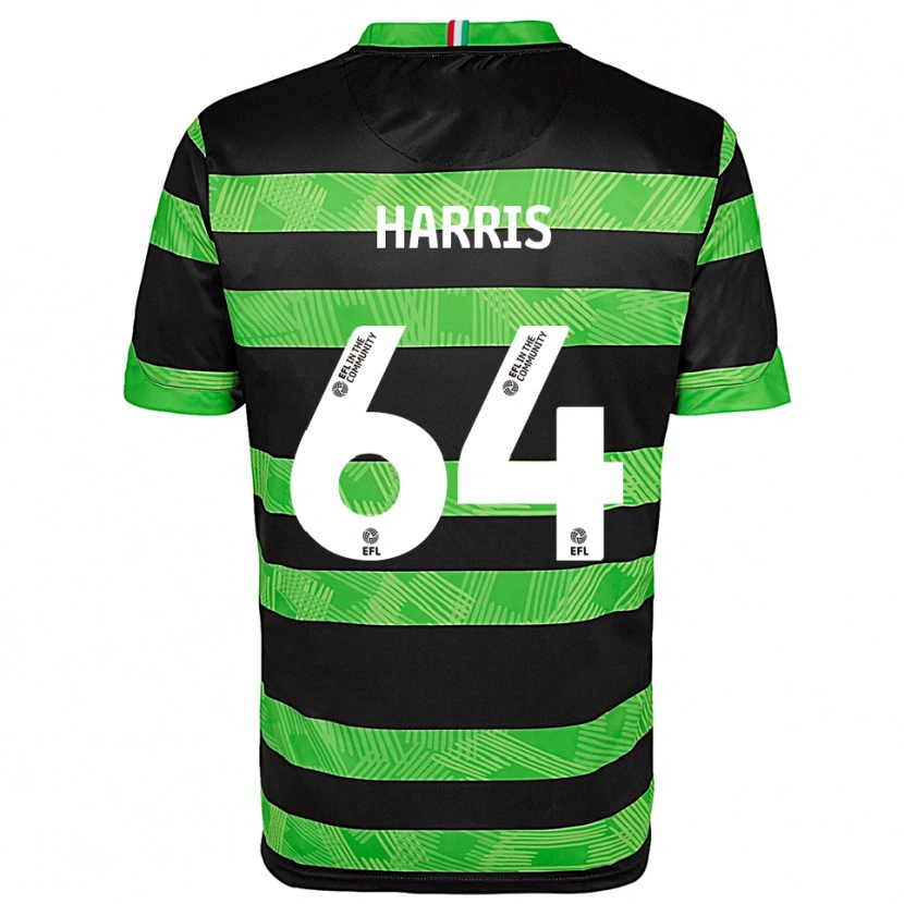 Danxen Dámské Conor Harris #64 Černá Zelená Daleko Hráčské Dresy 2025/26 Dres