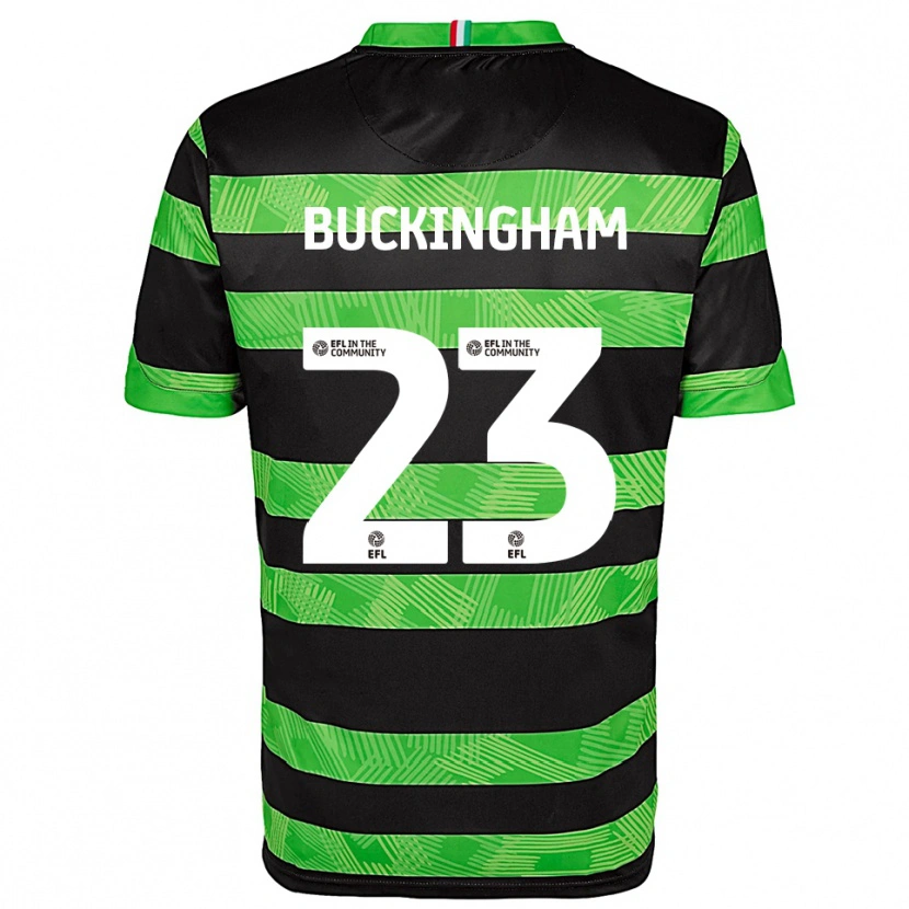 Danxen Dámské Kaylee Buckingham #23 Černá Zelená Daleko Hráčské Dresy 2025/26 Dres