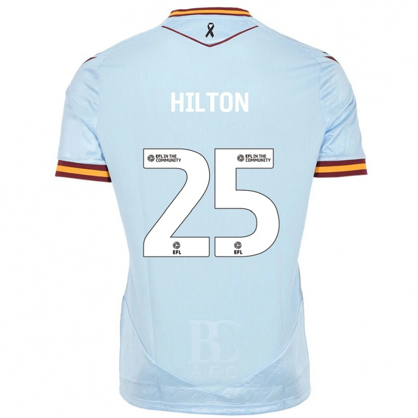 Danxen Dámské Joe Hilton #25 Nebesky Modrá Daleko Hráčské Dresy 2025/26 Dres