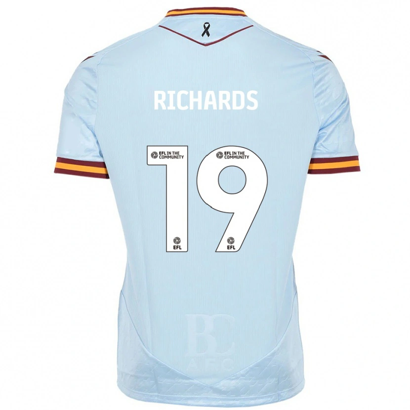 Danxen Dámské Lewis Richards #19 Nebesky Modrá Daleko Hráčské Dresy 2025/26 Dres