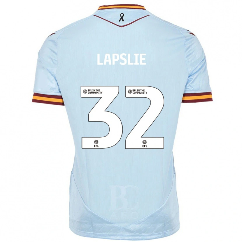 Danxen Dámské George Lapslie #32 Nebesky Modrá Daleko Hráčské Dresy 2025/26 Dres