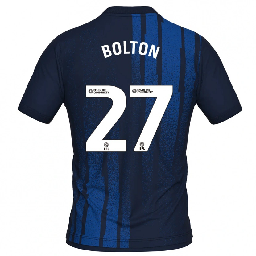 Danxen Dámské Luke Bolton #27 Námořnická Bílá Daleko Hráčské Dresy 2025/26 Dres