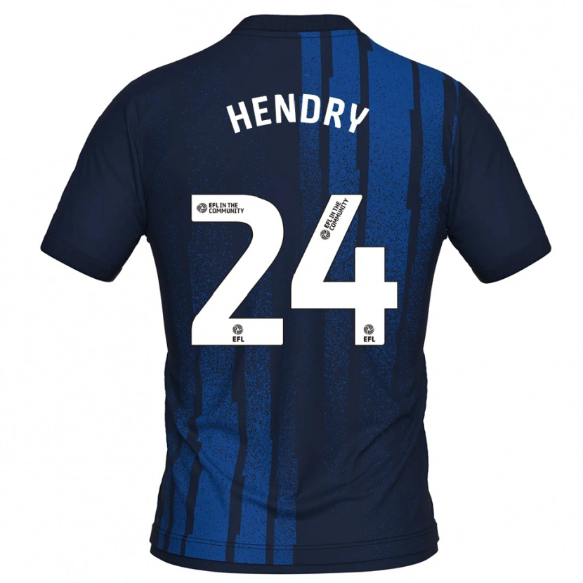 Danxen Dámské Regan Hendry #24 Námořnická Bílá Daleko Hráčské Dresy 2025/26 Dres