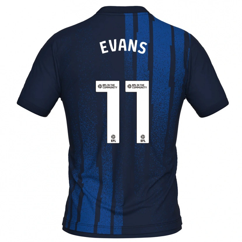 Danxen Dámské Will Evans #11 Námořnická Bílá Daleko Hráčské Dresy 2025/26 Dres