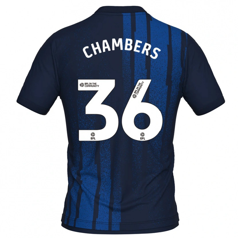 Danxen Dámské Jayden Chambers #36 Námořnická Bílá Daleko Hráčské Dresy 2025/26 Dres
