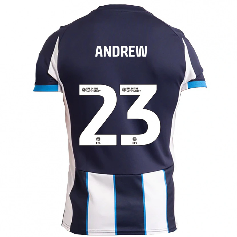 Danxen Dámské Danny Andrew #23 Bílá Námořnická Daleko Hráčské Dresy 2025/26 Dres