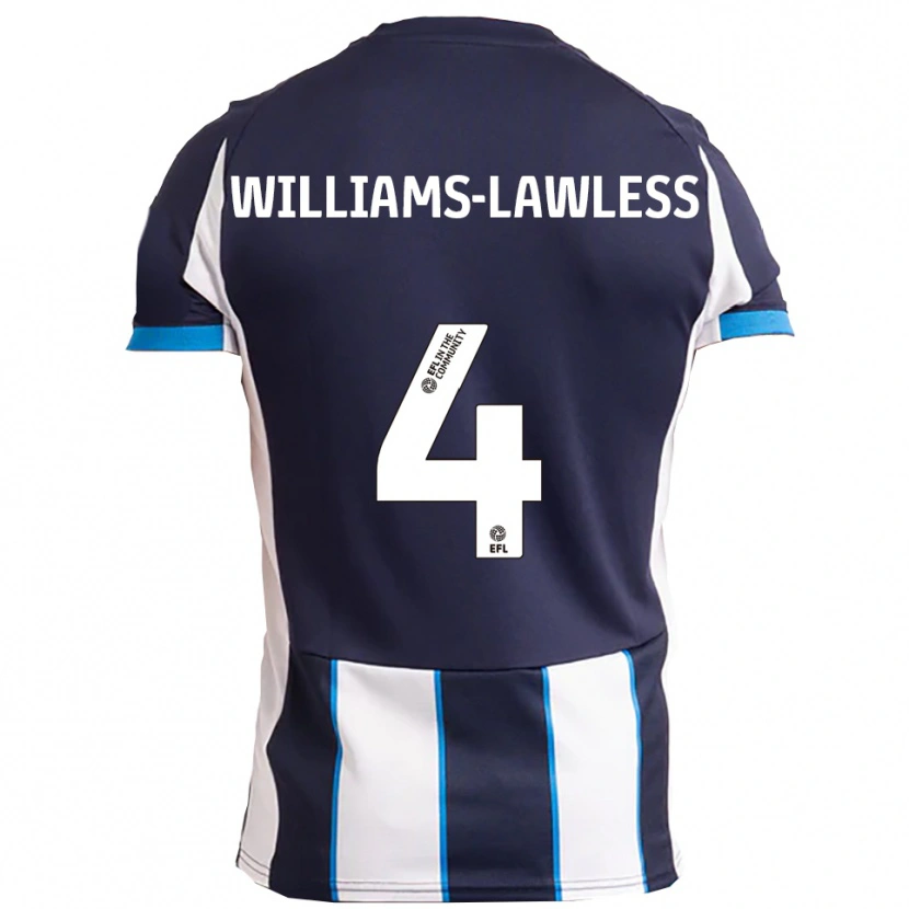 Danxen Dámské John Williams-Lawless #4 Bílá Námořnická Daleko Hráčské Dresy 2025/26 Dres