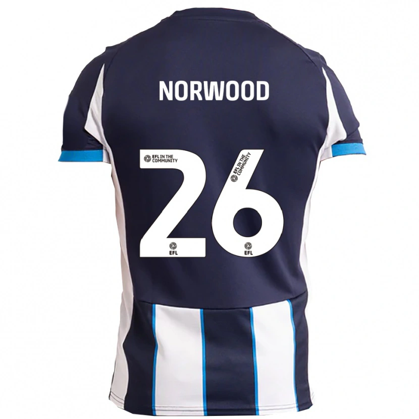 Danxen Dámské Oliver Norwood #26 Bílá Námořnická Daleko Hráčské Dresy 2025/26 Dres