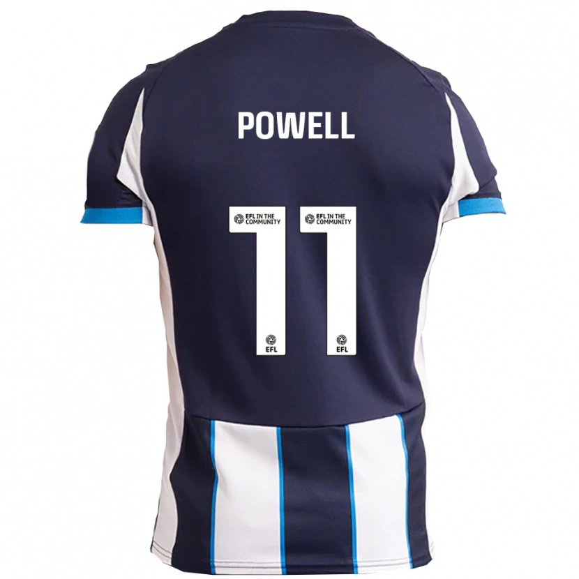 Danxen Dámské Nick Powell #11 Bílá Námořnická Daleko Hráčské Dresy 2025/26 Dres