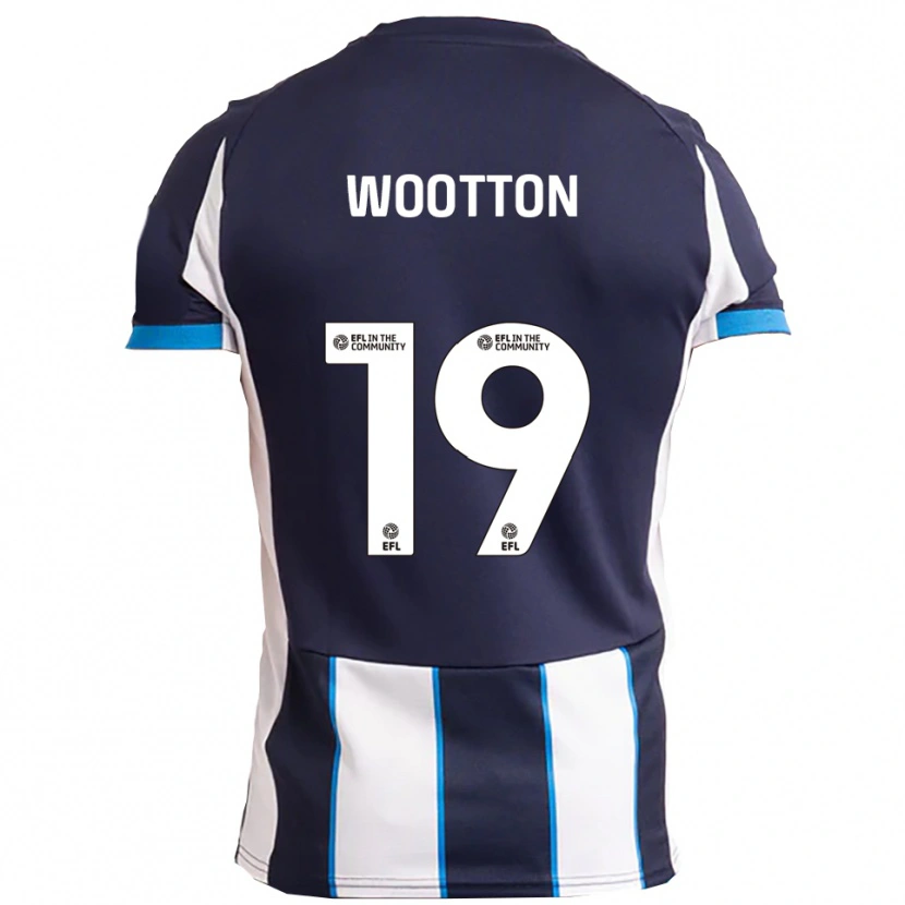 Danxen Dámské Kyle Wootton #19 Bílá Námořnická Daleko Hráčské Dresy 2025/26 Dres