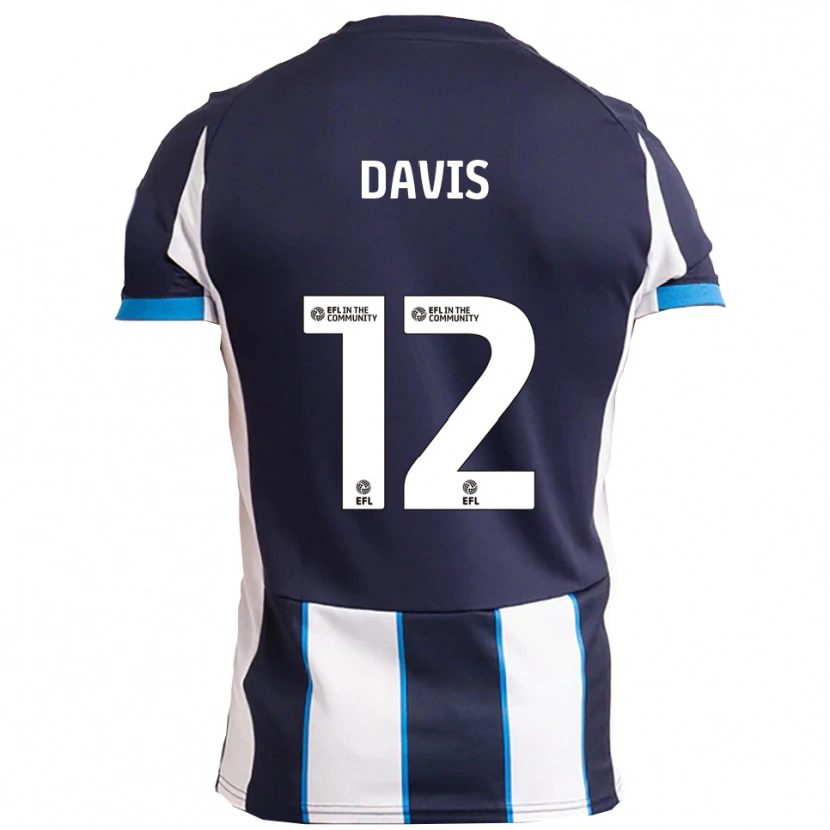 Danxen Dámské Archie Davis #12 Bílá Námořnická Daleko Hráčské Dresy 2025/26 Dres