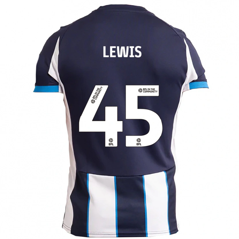 Danxen Dámské Jake Lewis #45 Bílá Námořnická Daleko Hráčské Dresy 2025/26 Dres