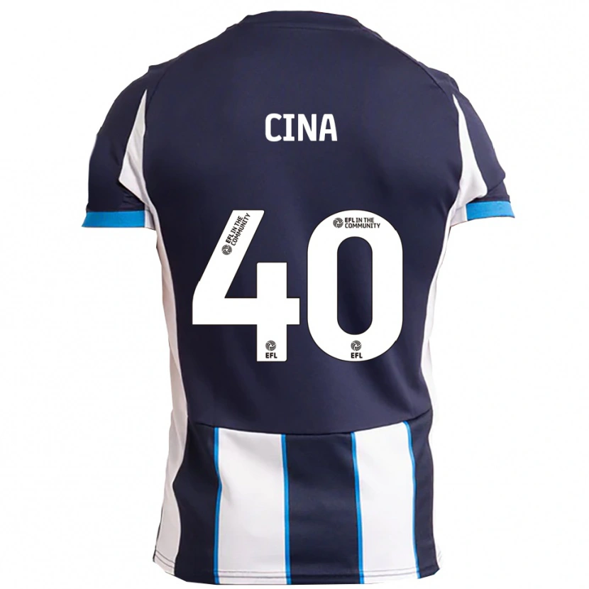 Danxen Dámské Bruno Cina #40 Bílá Námořnická Daleko Hráčské Dresy 2025/26 Dres