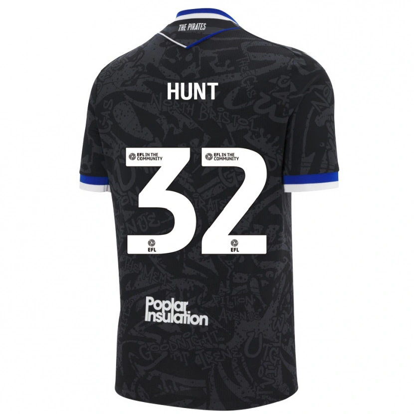 Danxen Dámské Jack Hunt #32 Černá Bílá Daleko Hráčské Dresy 2025/26 Dres