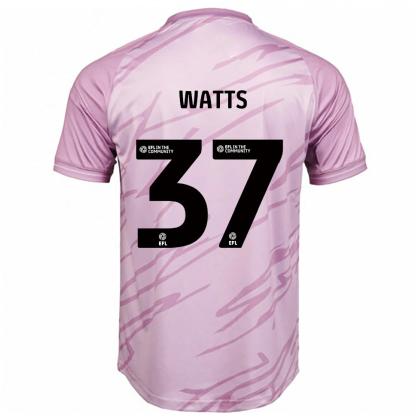 Danxen Dámské Harvey Watts #37 Růžová Černá Daleko Hráčské Dresy 2025/26 Dres