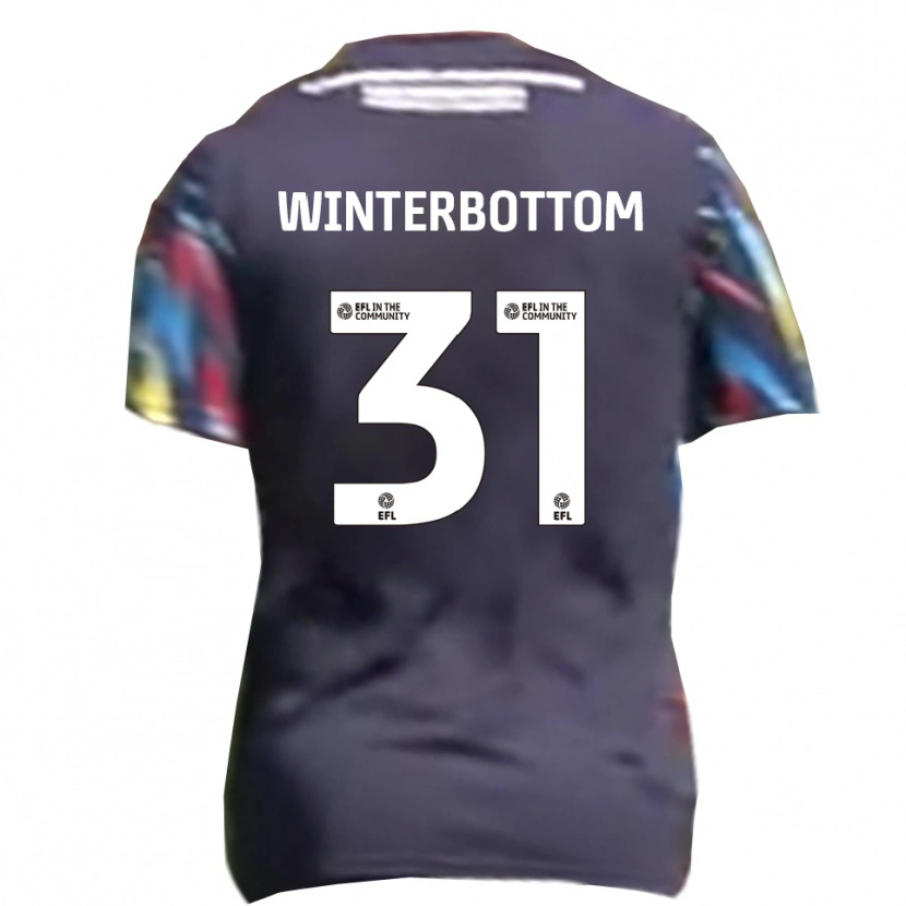 Danxen Dámské Ben Winterbottom #31 Námořnická Žlutá Červená Daleko Hráčské Dresy 2025/26 Dres