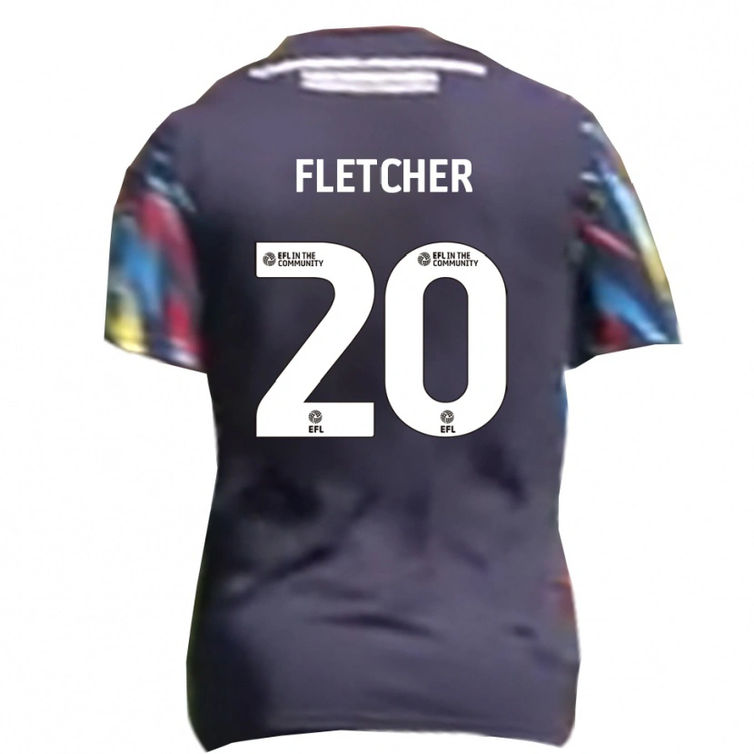 Danxen Dámské Isaac Fletcher #20 Námořnická Žlutá Červená Daleko Hráčské Dresy 2025/26 Dres