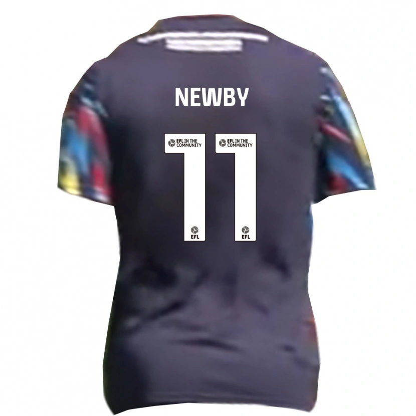 Danxen Dámské Elliot Newby #11 Námořnická Žlutá Červená Daleko Hráčské Dresy 2025/26 Dres
