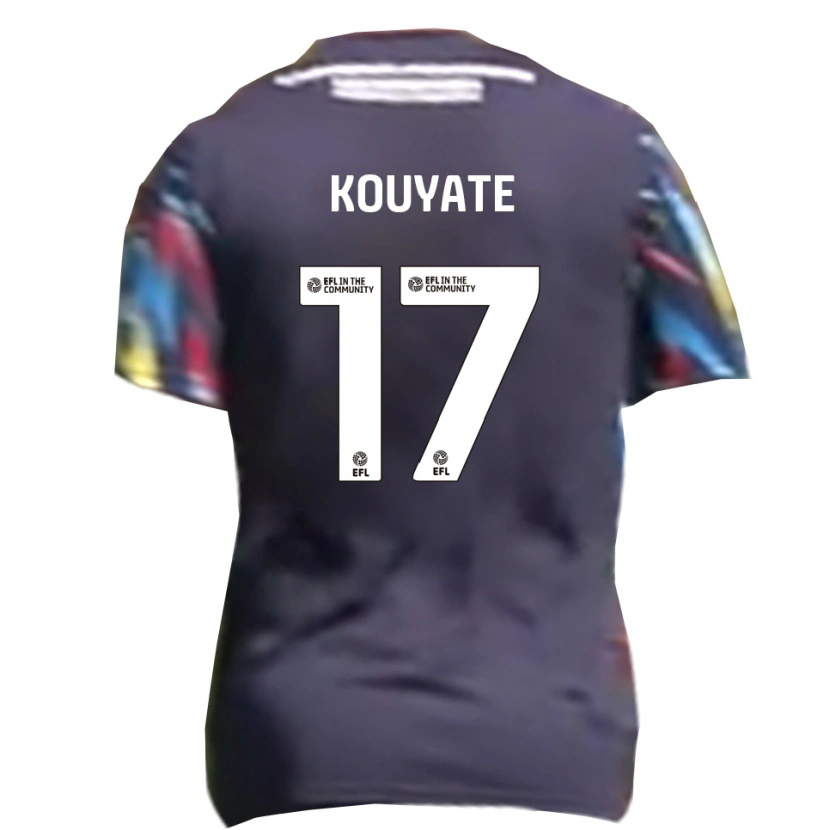 Danxen Dámské Katia Kouyate #17 Námořnická Žlutá Červená Daleko Hráčské Dresy 2025/26 Dres
