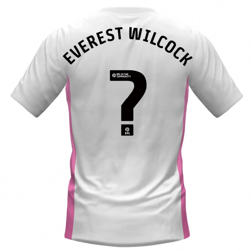 Danxen Dámské Tom Everest Wilcock #0 Bílá Červená Daleko Hráčské Dresy 2025/26 Dres
