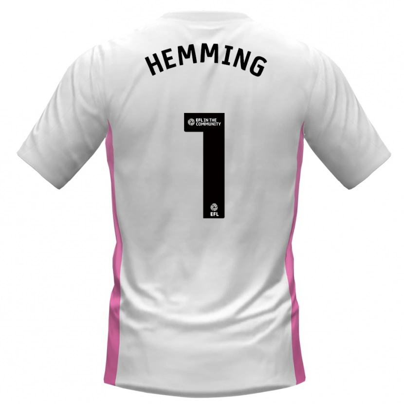 Danxen Dámské Zach Hemming #1 Bílá Červená Daleko Hráčské Dresy 2025/26 Dres