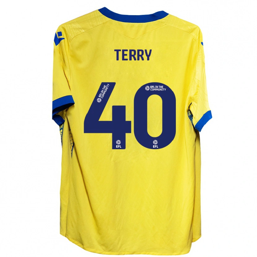 Danxen Dámské Frankie Terry #40 Žlutá Modrá Daleko Hráčské Dresy 2025/26 Dres