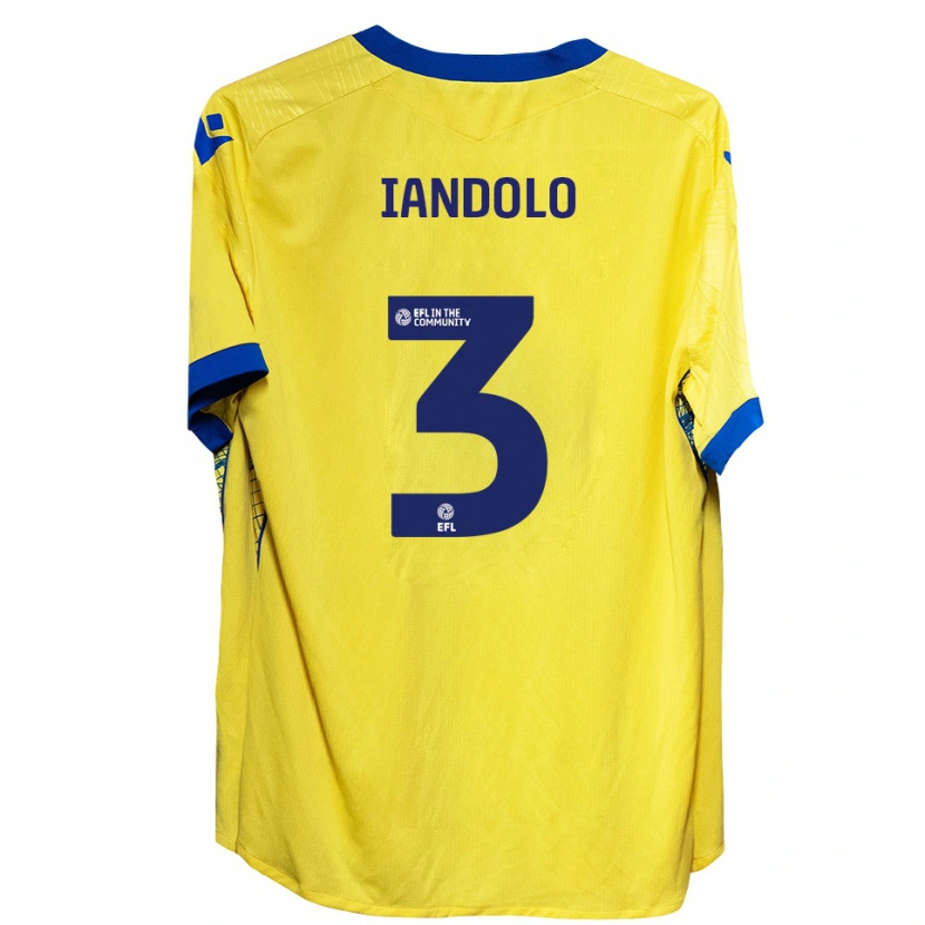 Danxen Dámské Ellis Iandolo #3 Žlutá Modrá Daleko Hráčské Dresy 2025/26 Dres