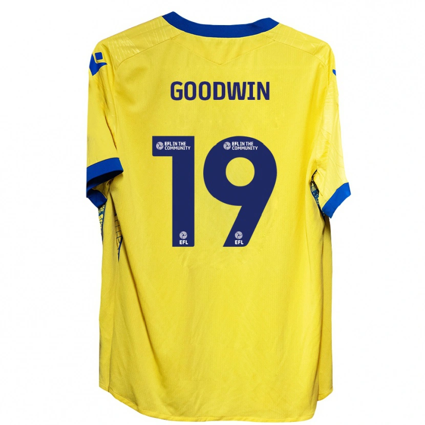 Danxen Dámské Will Goodwin #19 Žlutá Modrá Daleko Hráčské Dresy 2025/26 Dres