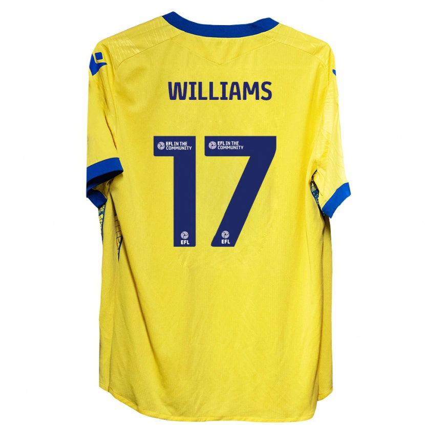 Danxen Dámské Jaden Williams #17 Žlutá Modrá Daleko Hráčské Dresy 2025/26 Dres