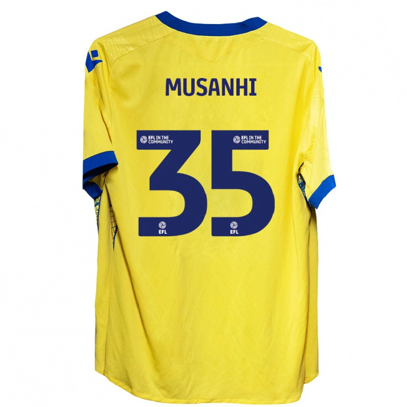Danxen Dámské Kurai Musanhi #35 Žlutá Modrá Daleko Hráčské Dresy 2025/26 Dres