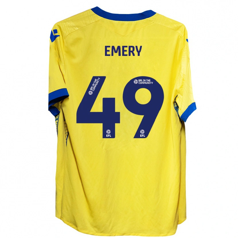 Danxen Dámské Lennox Emery #49 Žlutá Modrá Daleko Hráčské Dresy 2025/26 Dres